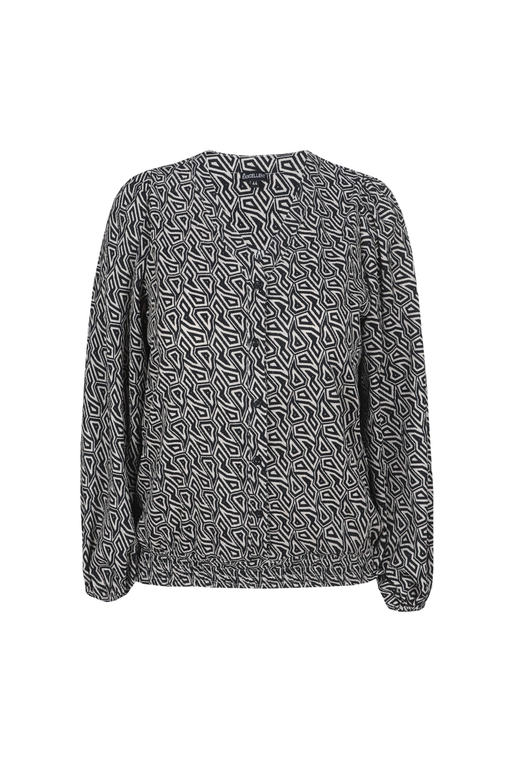 Exxcellent Cecily blouse – Sand/Black | 26NZE13