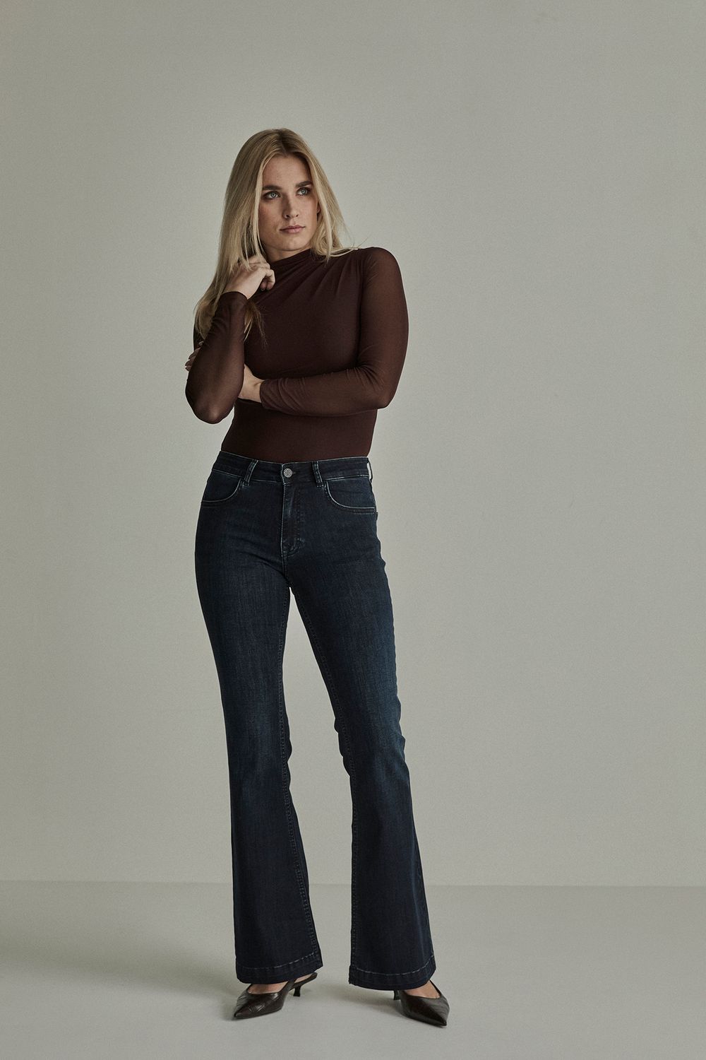 Para Mi Jade Jeans Blue Black L32 | 266070