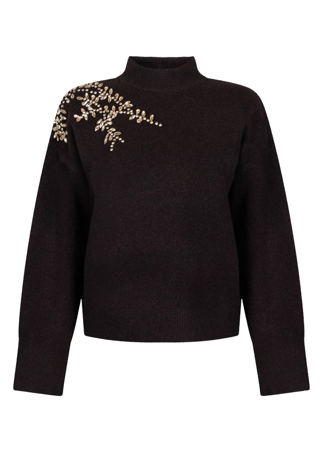 Tramontana Jumper Embellishment – Café Noir | 22-603