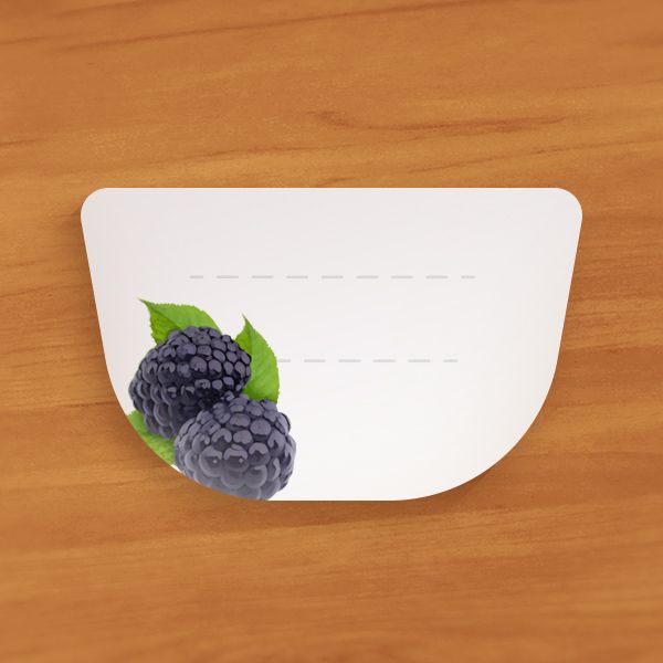 10x Etijoy Etiketten Brombeere