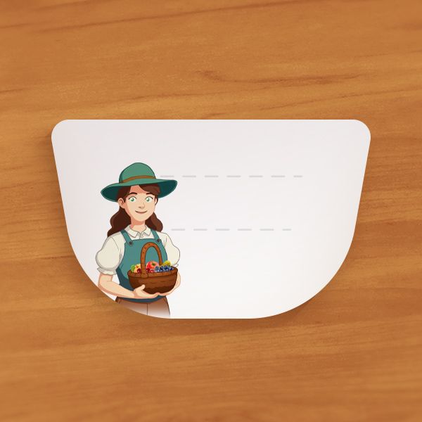 10x Etijoy Etiketten Mädchen