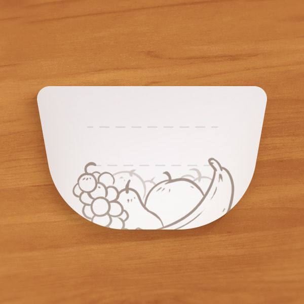 10x Etijoy Etiketten Obstkorb