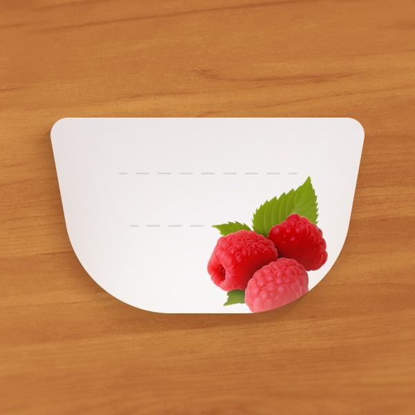 10x Etijoy Etiketten Himbeere