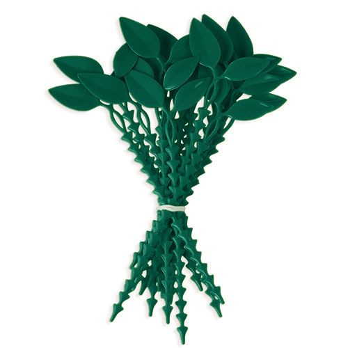 Pflanzenbinder 30 Stück, Fb. dunkelgrün