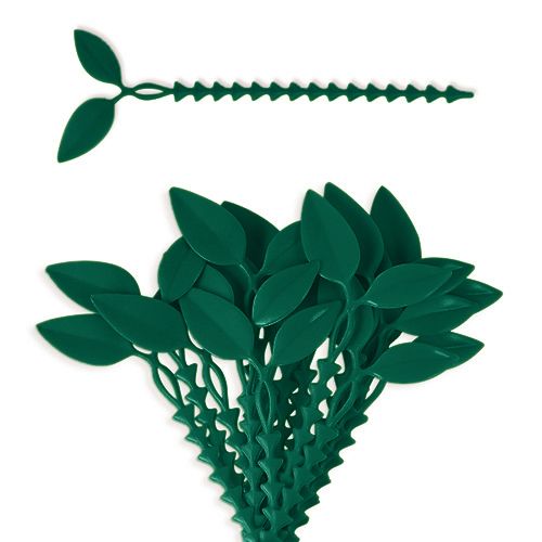 Pflanzenbinder 30 Stück, Fb. dunkelgrün