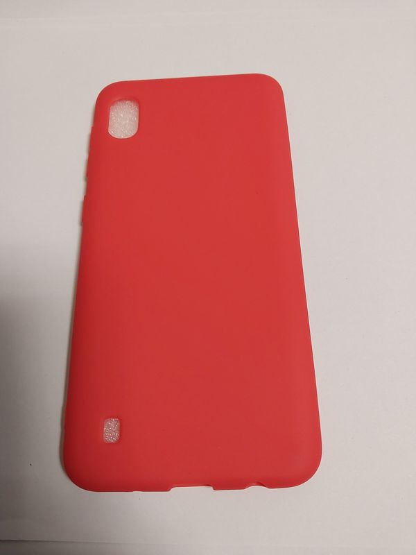 Silikonowe czerwone etui ochronne Samsung A10