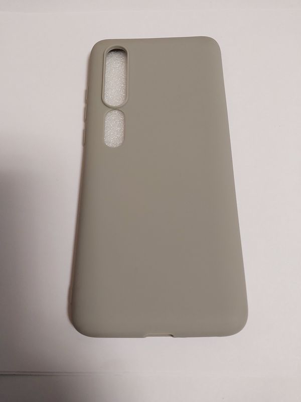 Szare silikonowe etui ochronne do Xiaomi Mi 10 5G/ Mi 10 Pro 5G