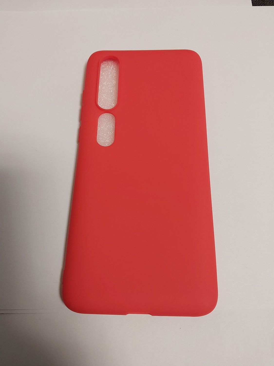Czerwone silikonowe etui ochronne do Xiaomi Mi 10 5G/ Mi 10 Pro 5G