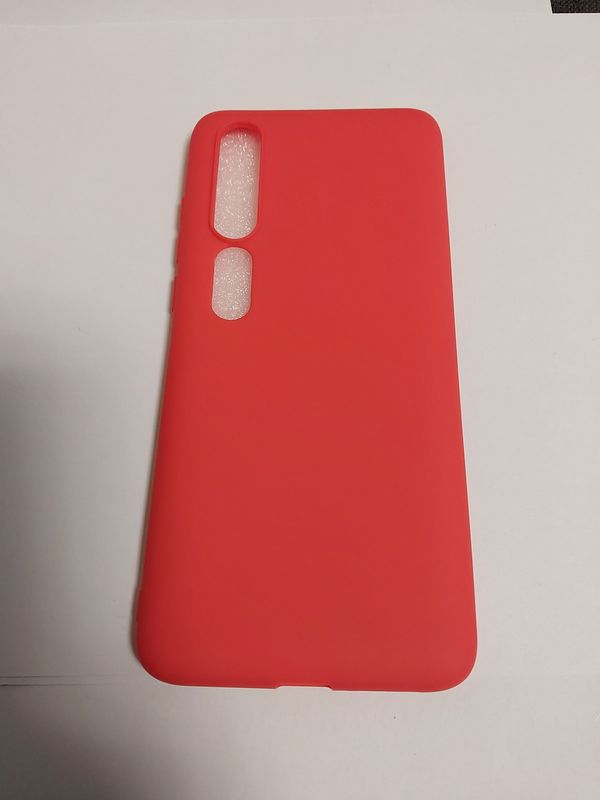 Czerwone silikonowe etui ochronne do Xiaomi Mi 10 5G/ Mi 10 Pro 5G