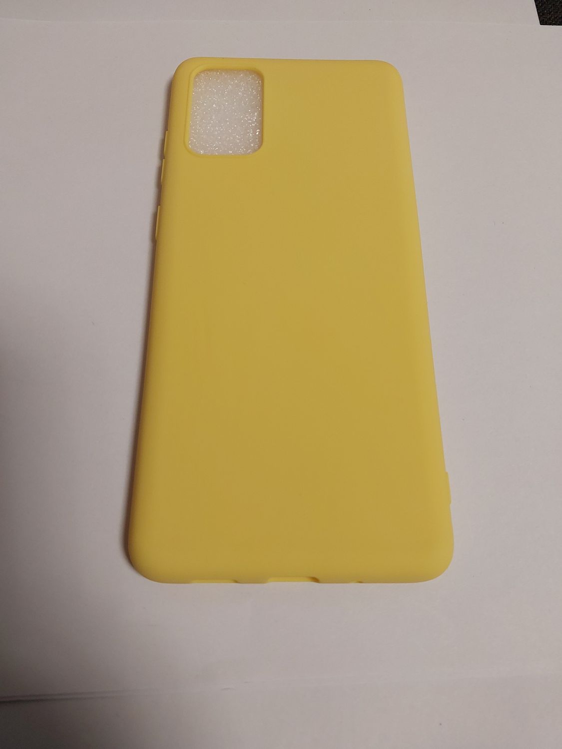 Żółte etui silikonowe ochronne Samsung Galaxy S10 LITE