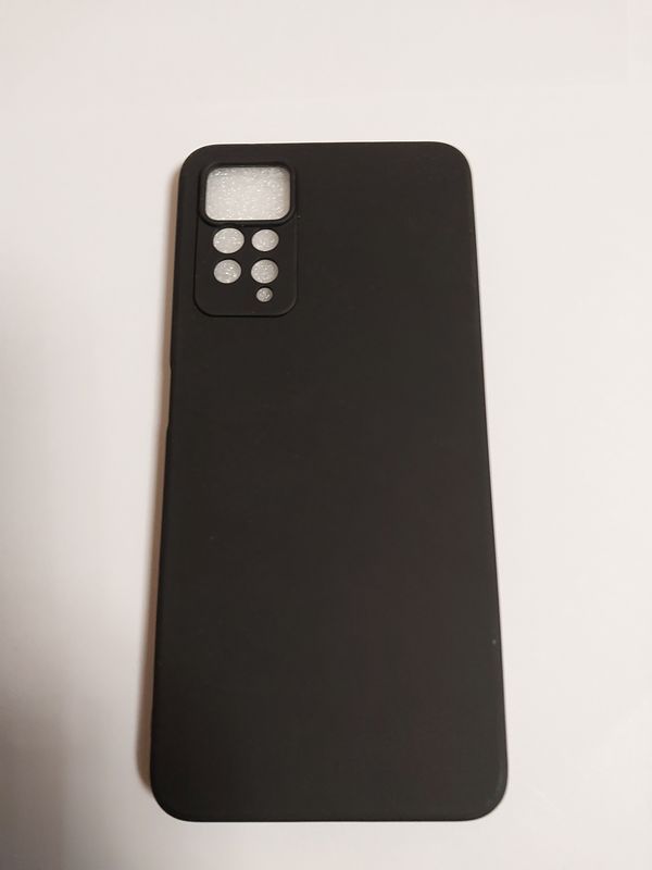 Silikonowe czarne etui do XIAOMI REDMI NOTE 11 S/  REDMI NOTE 11 4G