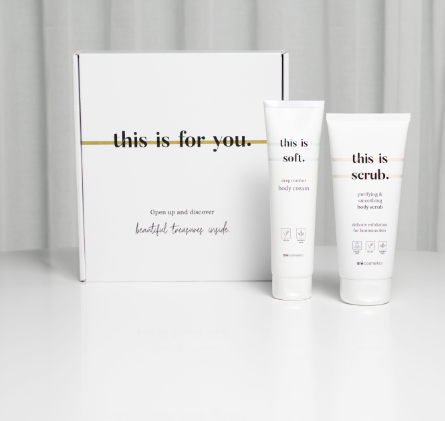 This is for you - Cadeauset - Body scub &amp; Body cream