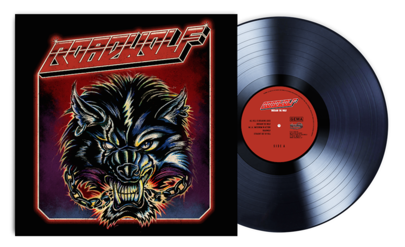 "UNCHAIN THE WOLF" LP BLACK