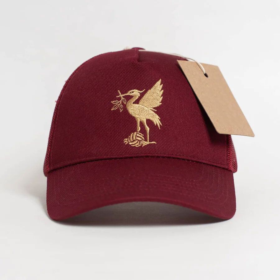 Trucker Bird Maroon