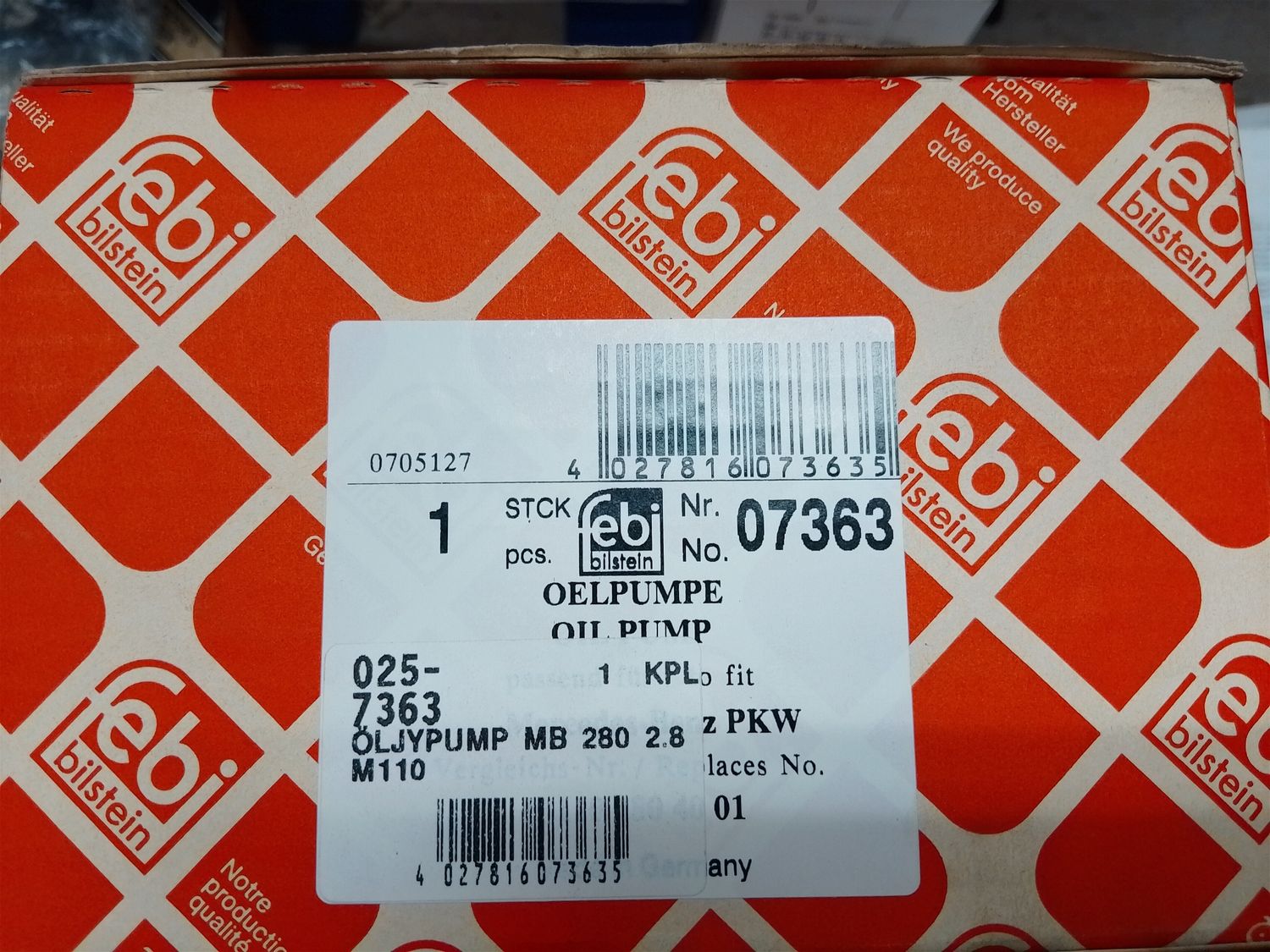 Öljypumppu MB M110