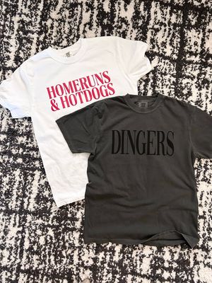 Dingers Gray Graphic Tee
