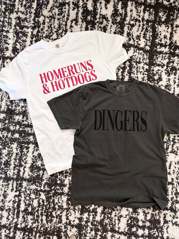 Dingers Gray Graphic Tee