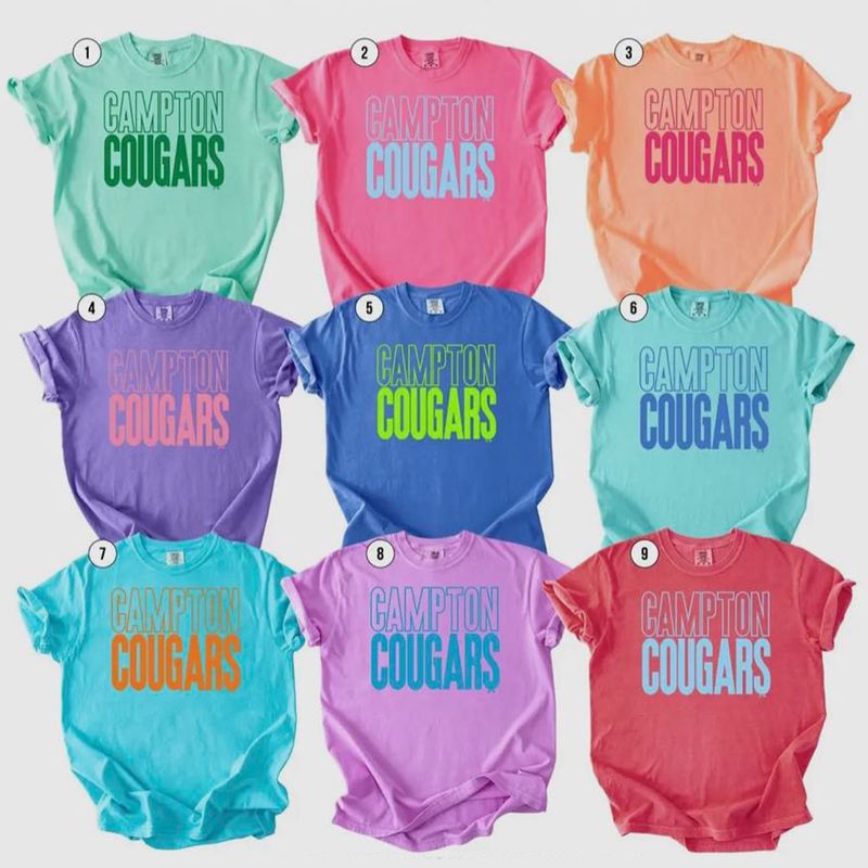 Custom Neon Comfort Color Tee