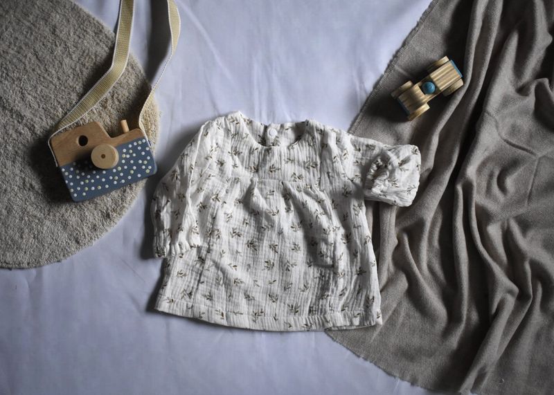 Vestido Blanco de Manga Larga