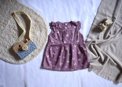 Vestido Rosa de Manga Larga