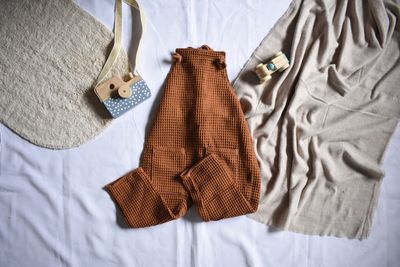 Peto Naranja Waffle - No Organico