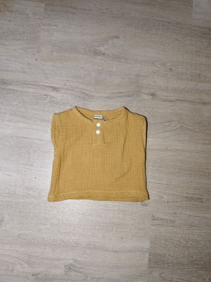 Camiseta Amarilla de Manga Corta