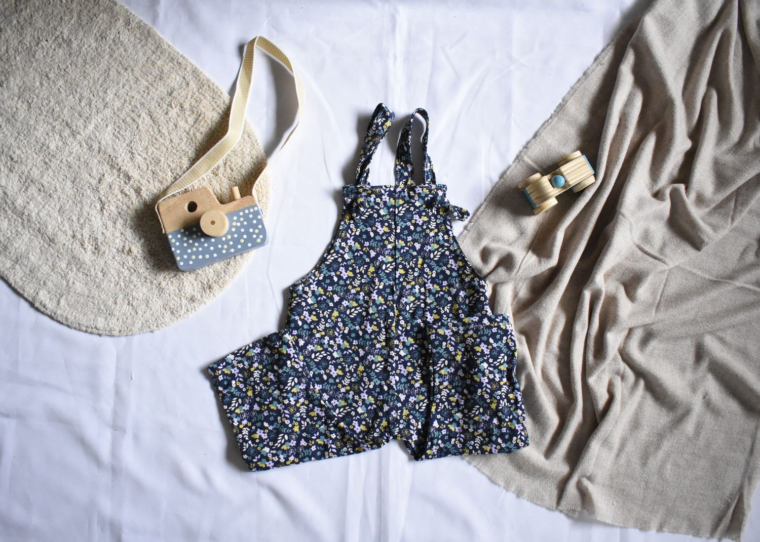 Peto Azul Floral