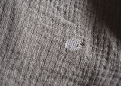 Pantalones Cortos Infantil de Algodón Orgánico - Ovejas