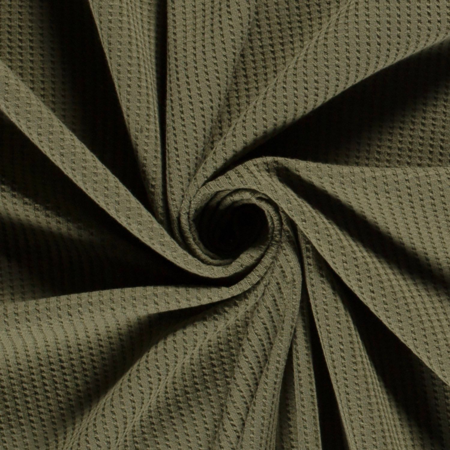 Tela de Punto Mini Waffle Verde