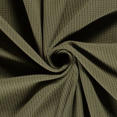 Tela de Punto Mini Waffle Verde