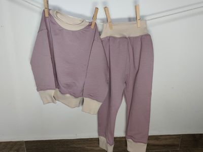 Pantalones Largos Rosa con Puño