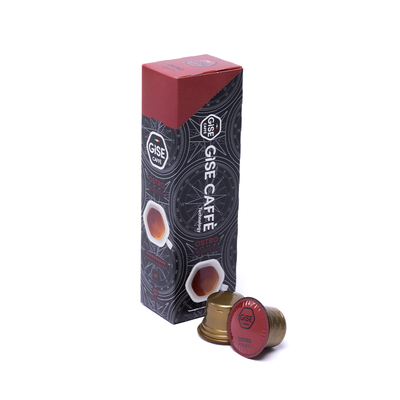 GISE CAFFE&#39; OSTRO - 10 capsule monodose