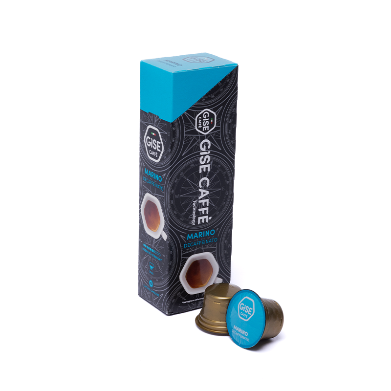 GISE CAFFE&#39; MARINO - DECAFFEINATO - 10 capsule monodose