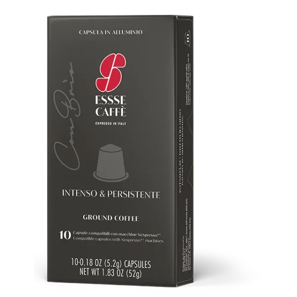 ESSSE CAFFE&#39; - INTENSO E PERSISTENTE - compatibili Nespresso -  10 capsule in alluminio