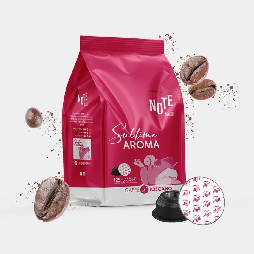 CAFFE&#39; TOSCANO 7 NOTE - SUBLIME AROMA - 12 capsule