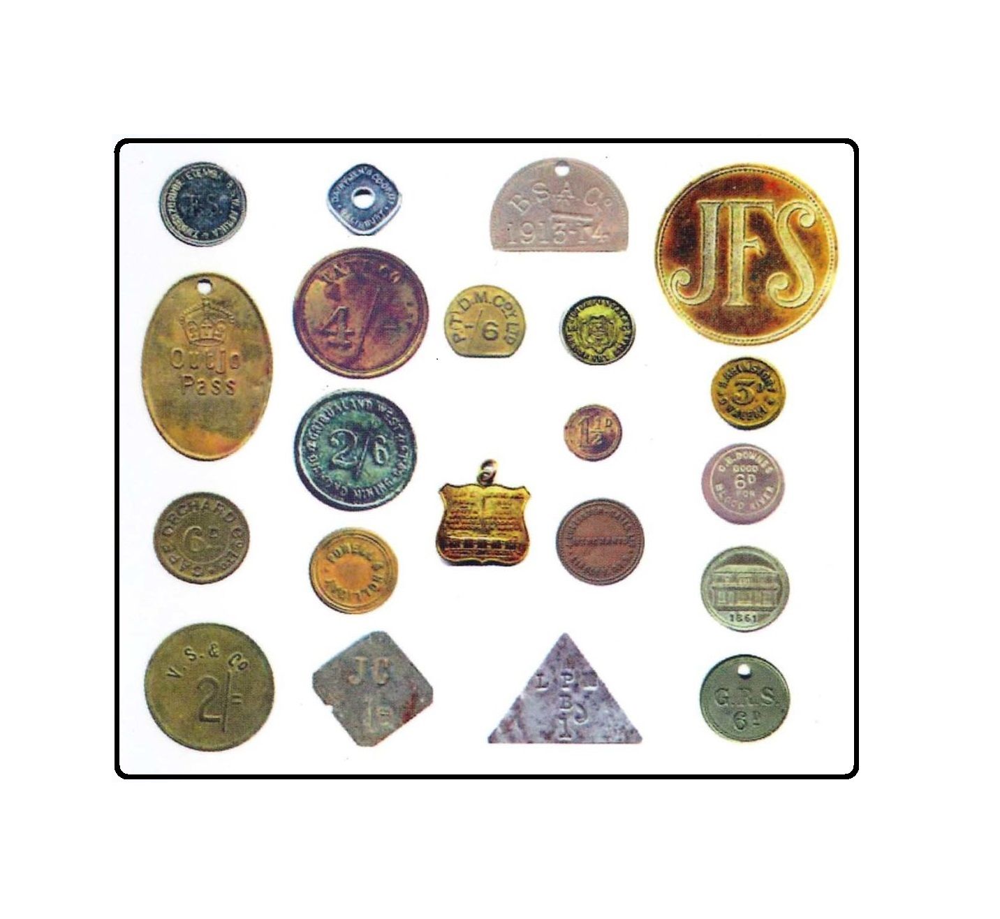 South African Tokens from R300 each