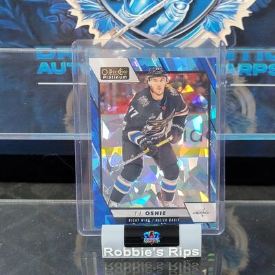 T.J. OSHIE O-Pee-Chee Platinum Blue Fragment 77/125