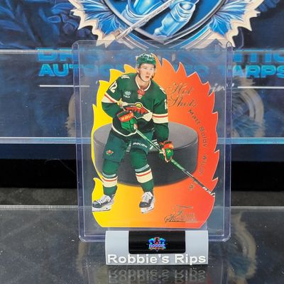 2022-23 Skybox Metal Universe Matt Boldy Hot Shots Flair Showcase SSP RC