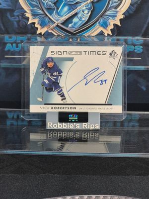 NICK ROBERTSON SP Authentic SIGN OF THE TIMES