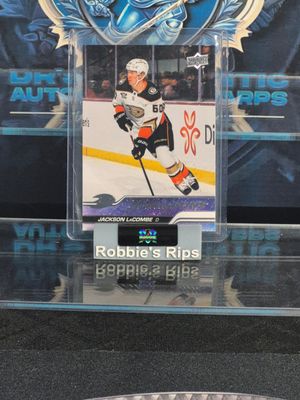 JACKSON LACOMBE Upper Deck Young Guns Rookie