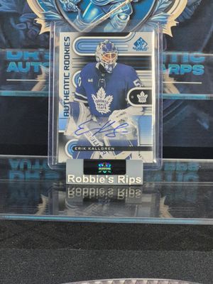 ERIK KALLGREN SP Authentic ROOKIES TORONTO MAPLE LEAFS