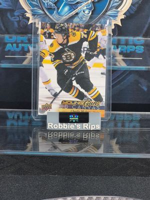 Charlie McAvoy Upper Deck Young Guns UD Canvas