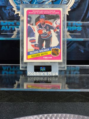 1984-85 OPC O-Pee-Chee Wayne Gretzky # 388 Record Breaker, Oilers
