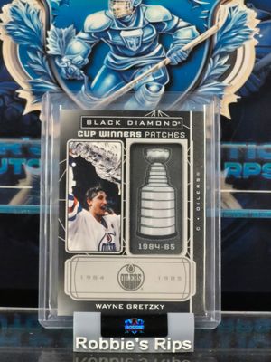 WAYNE GRETZKY 1984-85 BLACK DIAMOND CUP WINNERS PATCHES