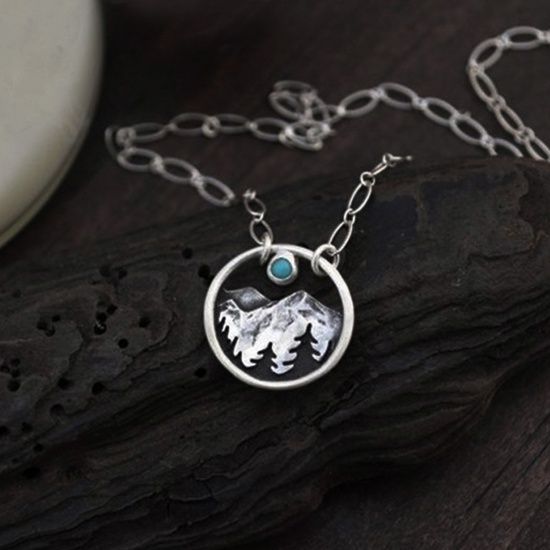 Boho Chic Mountain Necklace