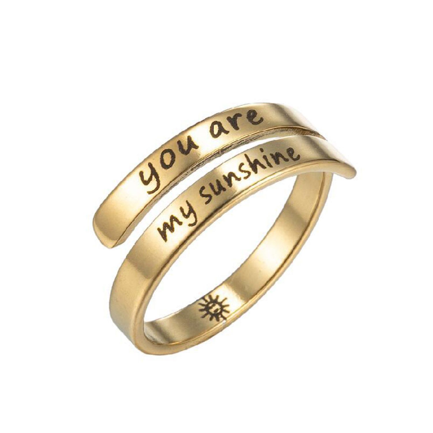 &quot;You Are My Sunshine&quot; Adjustable Ring