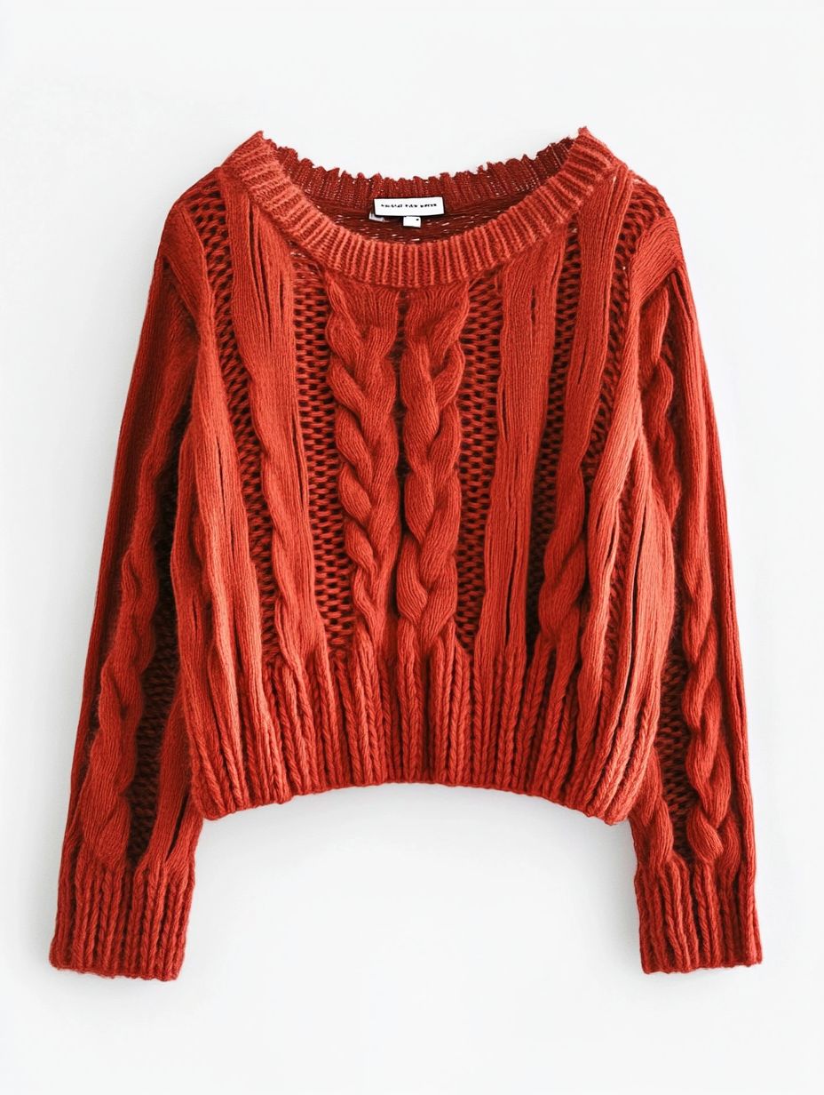 Red Knit Sweater