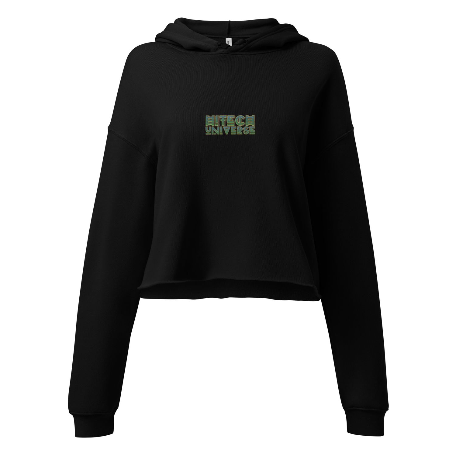 Hitech Universe - Woman Crop Hoodie 2025