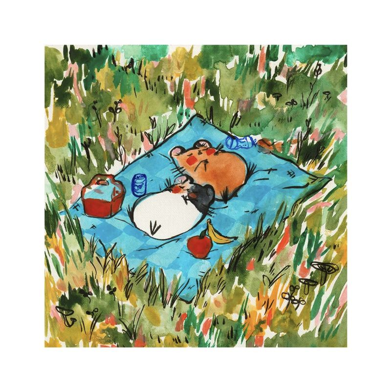 Print - &quot;Picnic Hams&quot;