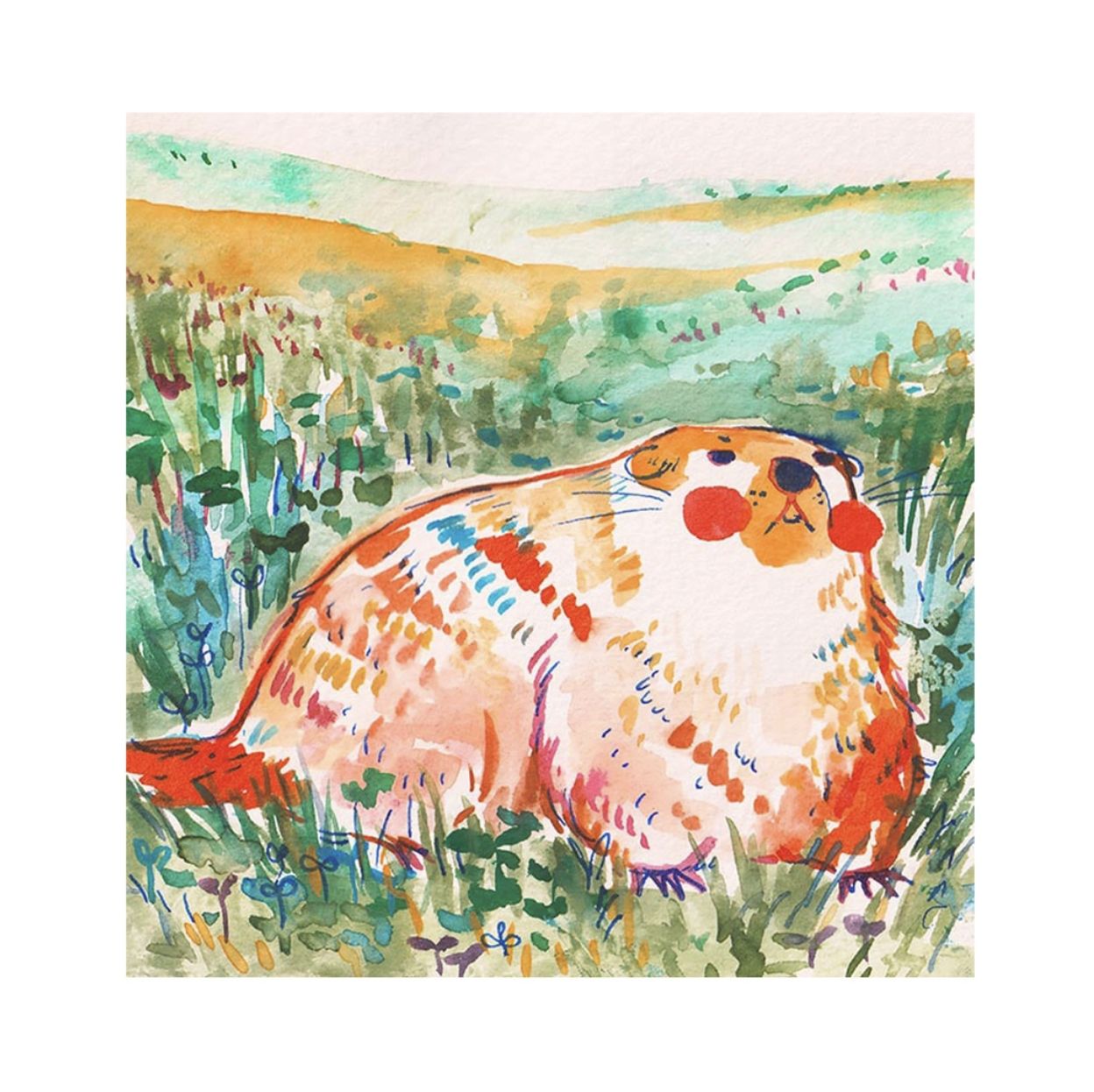 Print - &quot;Groundhog&quot;